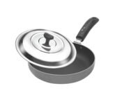 Crystal Classic Aluminium Round Fry Pan, 250mm, Multicolour