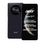 Acer Super ZX 5G (Lunar Blue, 6GB RAM, 128GB Storage) | 120 Hz FHD+ Display | 5000 mAh Ultra-Thin Battery | Dimensity 6300 5G Processor | Sony 64MP AI Camera