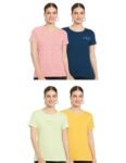 Amazon Brand – Symbol Women’s Regular Fit T-Shirt (SYM-AW22WTE-006_Multicolor 21 M)