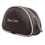 Kuber Industries Travel Toiletry Bag|Cosmetic Pouch|Toiletry Bag for Women & Men (Brown)