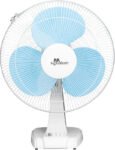 RR Signature Centaur 1 Star 400 mm 3 Blade Table Fan(Blue, White | Pack of 1)
