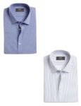 Marks & Spencer Men’s Regular Fit Shirt (T112290NAVY Mix_Navy
