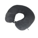 Ashtron Silk Grey Neck Pillow Adjustable 360 Degree Support for Improved Sleep Travel in Plan| Flight| Car| Train| Airplane for Sleeping Men and Women