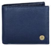 WildHorn Rfid Protected Leather Wallet For Men,Navy Blue