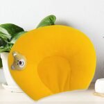 MOM & SON Velvet New Born Baby Soft Neck Support Pillow with Mustard Seeds (New Born 0-9 Months Age Group)