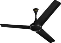 KUHL Prima A Power Saving BLDC Ceiling Fan | High Air Flow |BEE |Free Installation 5 Star 1200 mm 3 Blade Ceiling Fan(Black | Pack of 1)