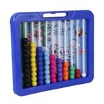 Ratna’s Eductional Classic Counting Slate 2 in 1. Enhances Counting and Writing Skills and Helps Kids to Improve Their Vocabulary (Assorted Colors)