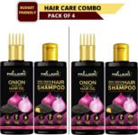 Phillauri Red Onion Black Seed Oil Ultimate Hair Care Kit (Shampoo + Hair Oil)(4 Items in the set)