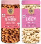 41 FOODS Premium Dry Fruits & Nuts Combo of Healthy Fresh Cashews Almonds | Nutritious Delicious Crunchy Badam Kaju (200Gm X 2) 400GM