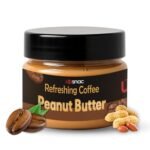UPSNAC Refreshing Coffee Peanut Butter Creamy 50g | High Protein | Tasty & Healthy Nut Butter Spread | Vegan | No Refined Sugar | Zero Trans Fat | Cholesterol Free & Gluten Free