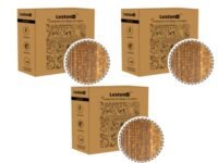 Lexton 190 Led 9.8 Feet Curtain Lights | Fairy String Lights with 8 Modes for Decoration (Warm White, Pack of 3), Standard