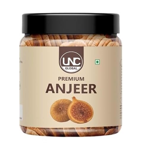 UNC GLOBAL Premium Dried Figs 250 gm | Sweet Afghani Anjeer I Low in Fat | Healthy Anjir Snack I Rich Source of Vitamins Dietary Fiber & Iron | Winter Dry Fruit