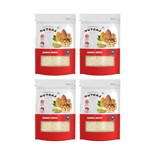 Nutraj Quinoa Seeds 800g (200g x 4) Pouch | Seeds for Eating | Seed Cycling