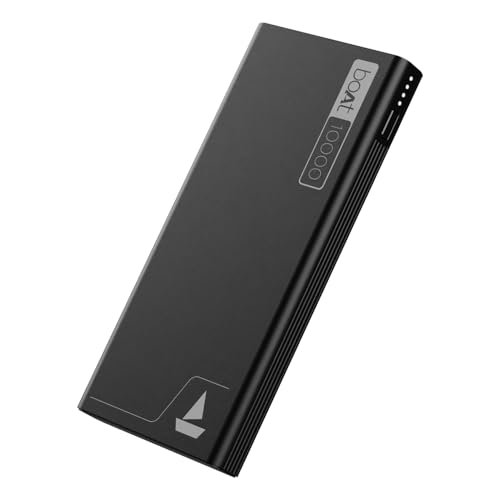 boAt Energyshroom Energyshroom PB300 10000 mAh 22.5W Fast Charging Power Bank (2X Output Ports, Supports Android,iPhone,Tablets,Earbuds) (Carbon Black)