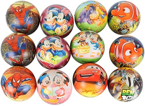 Popo Toys Cartoon Character Balls | Cartoon Soft Balls, Multicolor, (Bs024), Softball