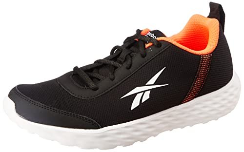 Reebok Mens Energy Runner 3.0 M Black/White/Orange Flare Running Shoe – 8 UK (9 US) (GB1861)