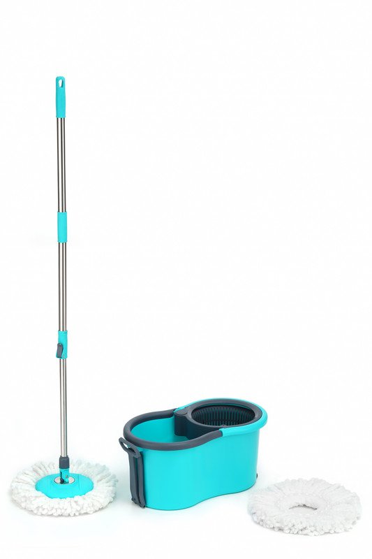 Flipkart SmartBuy Amazing Smart Easy To Clean Floor Magic Bucket 2 Absorbers, Floor , Wet and Dry Mop Set(Multicolor)