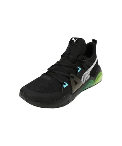 Puma Men Cell Fraction Fade Res,Black-Scuba Blue-Yellow Alert,Running Shoe – 6UK (31209003)