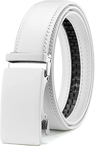 ZORO’ Men’s Vegan Leather Belt for Men | Formal/Casual | White