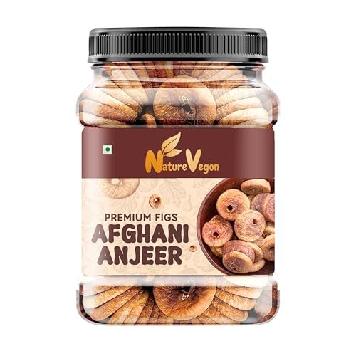 Nature Vegon Premium Anjeer-E-Afghan | Soft, Juicy and Naturally Dried Figs Dry Fruit | No Added Sugar | Rich Source Of Fiber | Low in Fat | Healthy Snack Anjeer For Family (1kg)