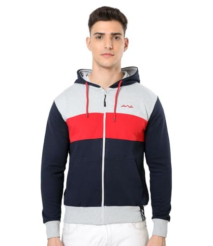 AWG ALL WEATHER GEAR Hoodies for Men | Men’s Solid Hooded Sweatshirt | Winter Wear | Pullover | Jackets for Men Stylish | Zipper Hooded Sweatshirt | Jacket Multicolour