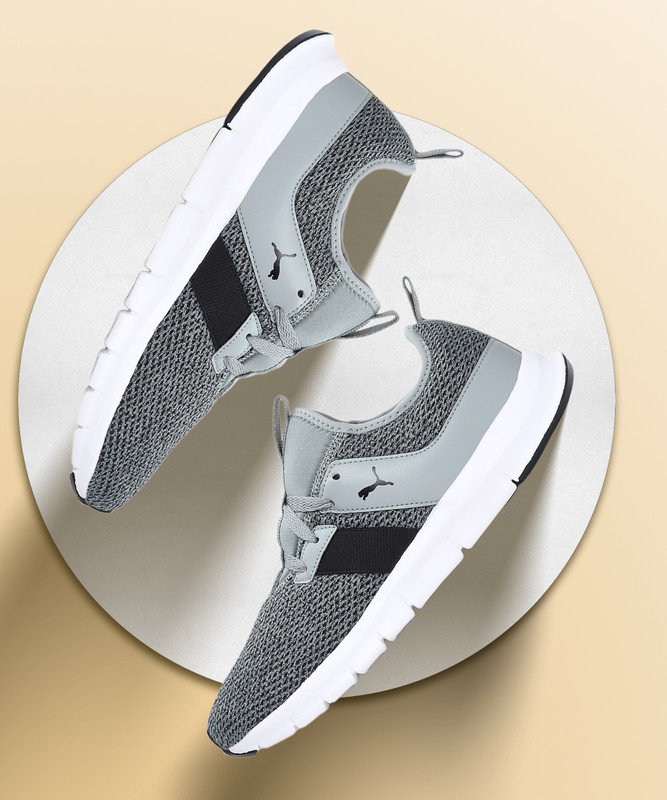 PUMA Flex Hype IDP Running Shoes For Men(Grey , 8)