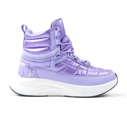 SOLETHREADS Morph Sneakers for Women | Stylish & Fashionable| Comfortable|Walking Shoes| Lightweight Flexible| Skid-Resistant| Everyday |Casual Shoes for Women|Lilac|UK 5