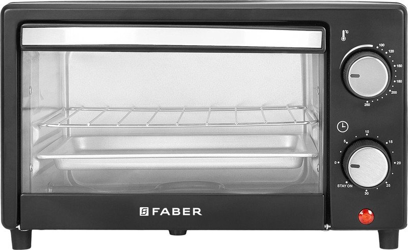 FABER 9-Litre Oven Toaster Grill (OTG)(FOTG 9L NEO BK, Black)