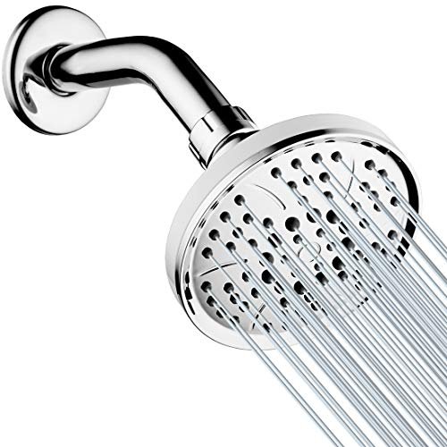 ALTON SHR22055 ABS, 4-INCH Overhead Shower With 9-INCH Arm and Flange, Chrome