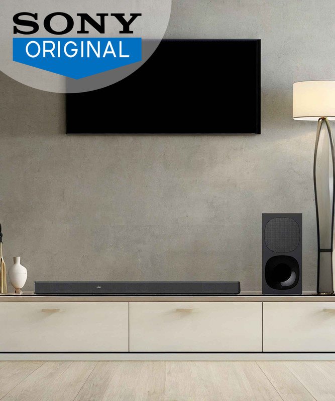 SONY HT-G700 400 W Dolby Atmos/DTS:X Home Theatre Wireless subwoofer 3.1ch Bluetooth Soundbar(Black, 3.1 Channel)