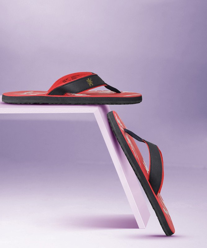 PUMA Men RCB V3 IDP Flip Flops(Red , 8)