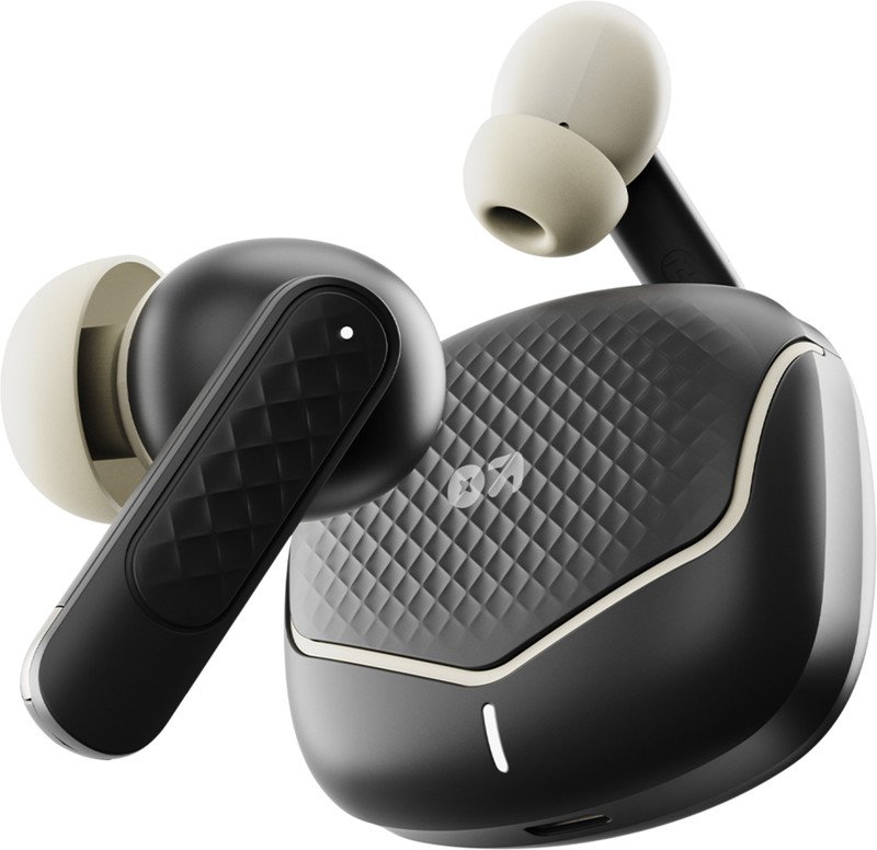 GOBOULT Z40 v2.0 70Hrs Battery Life, Legacy Continues, 4 Mic ENC, 45ms Low Latency, 5.4v Bluetooth(Opal Black, True Wireless)