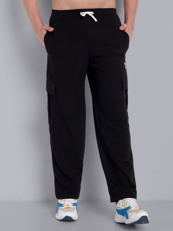 Go Devil Regular Fit Men Black Trousers