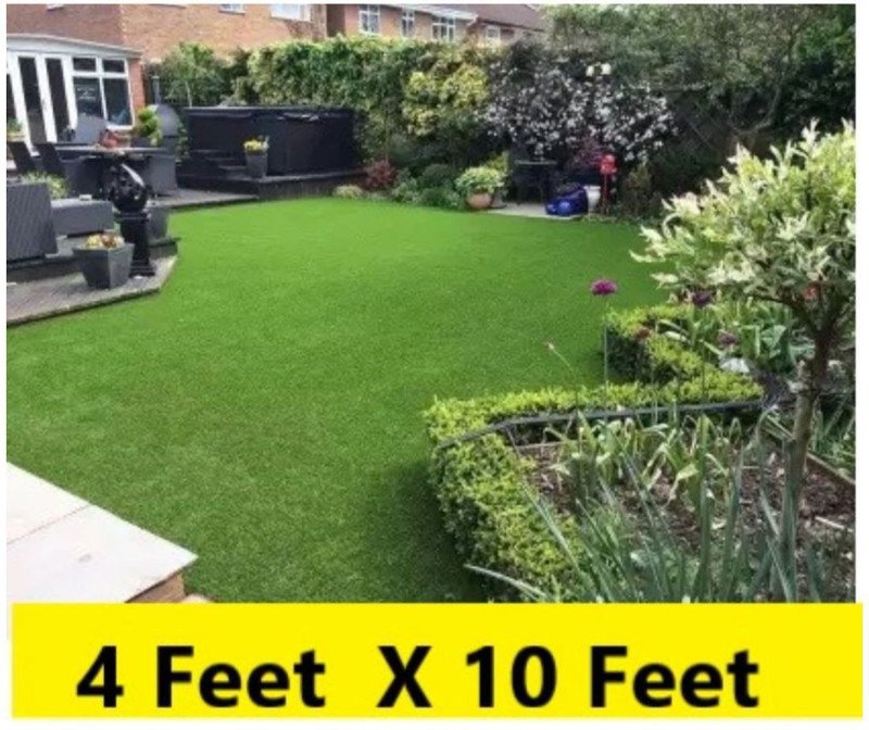 Worthful Creations Artificial Grass Door Mat(Green, Free)