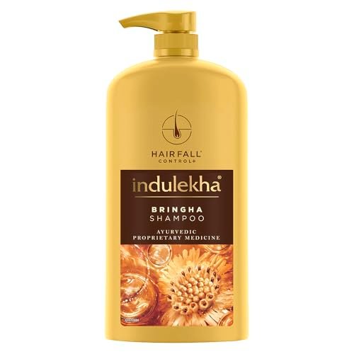 Indulekha Bringha Shampoo 1L|| Proprietary Ayurvedic Medicine for Hairfall|| 1L