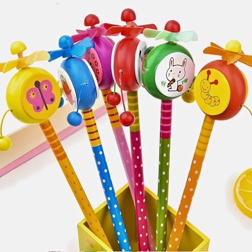 IncyWincy® Cartoon Wooden Pencils for Kids (Pack of 6) – Jungle Animal Theme Stationery for Return Gifts | Unisex Kids Party Favors (1)