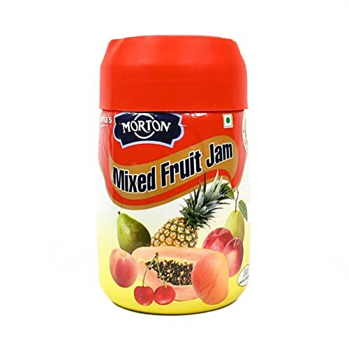 Morton Mixed Fruit Jam 1Kg (pack of 1) | Made with Real Fruit Ingredients | Delicious & Natural Spread for Bread, Toast, Roti & Paratha | Rich, Fruity Taste | 100% Vegetarian