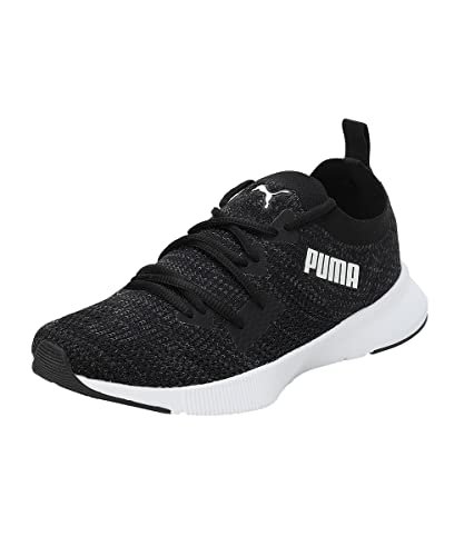 Puma Women, Flyer Runner Engineered Knit, Black-Asphalt-White, Sneaker, 3UK, (37999401)
