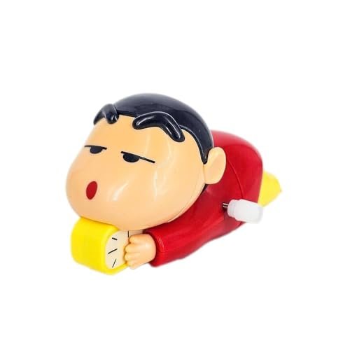 RAJMAAN Shinchan Crawling Toy 5CM | Manual Clockwork Wind-Up Anime Figure | Scrolling Shinchan Moving Toy | Safe Collectible Gift for Kids & Anime Fans
