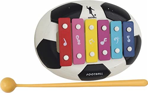 Toyzone Xylophone | Real Musical Instrument | Toy for Babies/Toddlers/Pre-School Kids | Drums Hammering Pounding Toys | Hand Knock Piano Toys (Football Xylophone)