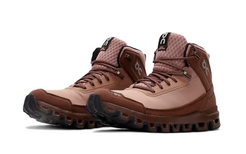 ON Cloudridge 1 Women’s Running Shoes, Mocha | Pebble, 4.5