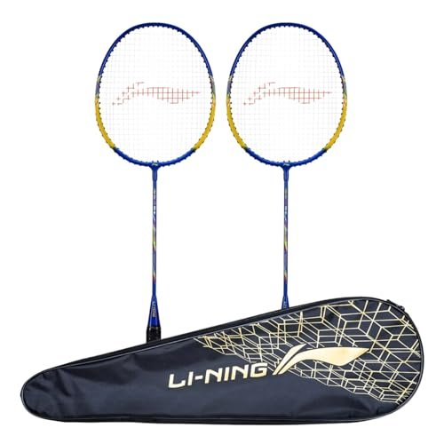 Li-Ning Smash XP 70 IV Strung Badminton Racquets – Pack of 2 | Lightweight, Durable with Full Cover | Ideal for Beginners & Recreational Players
