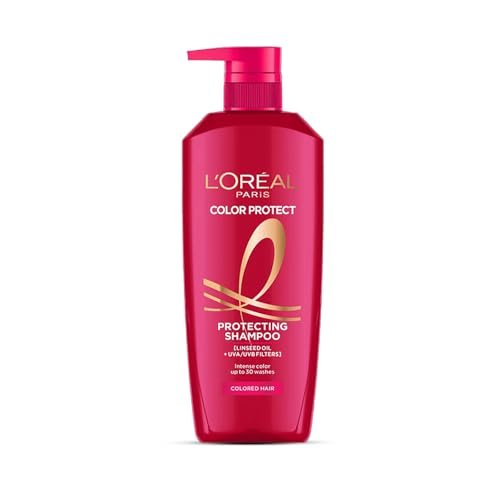 L’Oreal Paris Shampoo, Vibrant & Revived Colour, For Colour-treated Hair, Protects from UVA & UVB, Colour Protect, 650ml