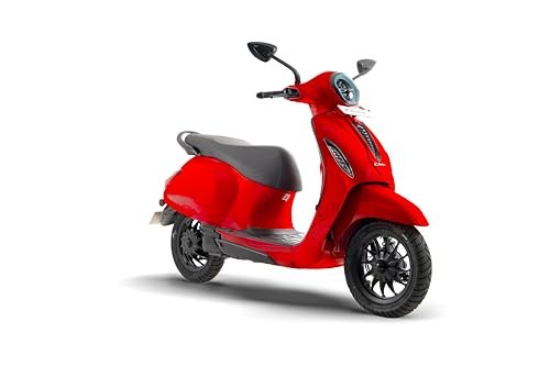 Chetak 3001 by Bajaj Auto High Speed Electric Scooter with charger – Racing Red – Ex-Showroom
