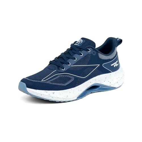 Red Chief Sports Running Shoes for Men & Boys | Stylish Lace-Up Outdoor Shoes | Lightweight Walking-Style Runners | Comfortable Athletic Eve. Blue | Size-8 | R1724 C1246