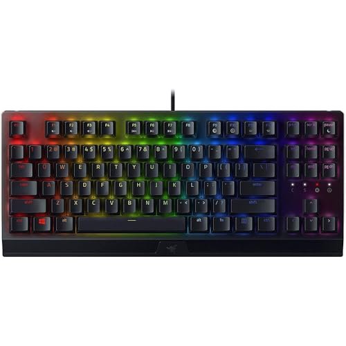 Razer BlackWidow V3 Tenkeyless – Mechanical Wired Gaming Keyboard Black – US Layout – RZ03-03490100-R3M1