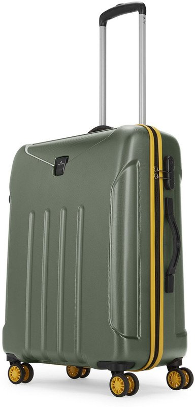 ARISTOCRAT Falcon Pro Polycarbonate | Trolley Bag With Combination Lock Check-in Suitcase 8 Wheels – 26 Inch