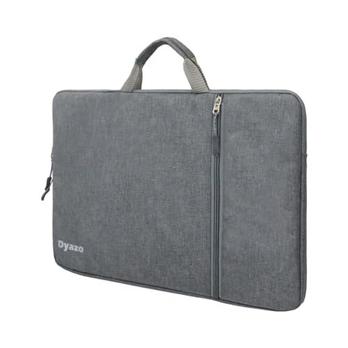 Dyazo Slim 15″ to 15.6 Inch Laptop Sleeve, Laptop Cover Case with Handle & Accessories Pocket Universal Compatible for Dell, HP, Lenovo, Asus and All Other Notebook etc. (Grey)