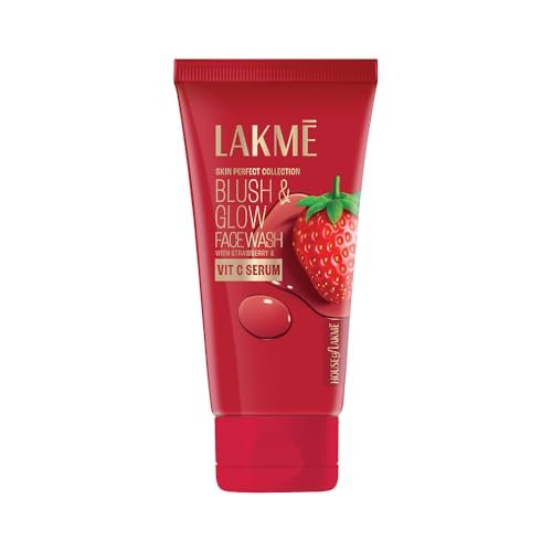 Lakme Blush & Glow Strawberry Freshness Gel Face Wash with Strawberry Extracts|| 150 g