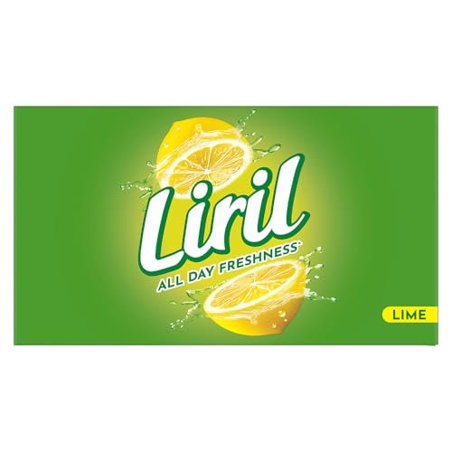 Liril Lime Soap 125g (Pack of 6) || Refreshing Bathing Soap with Citrusy Fragrance & Freshness of Lime || Paraben & Sulphate Free Cleanser